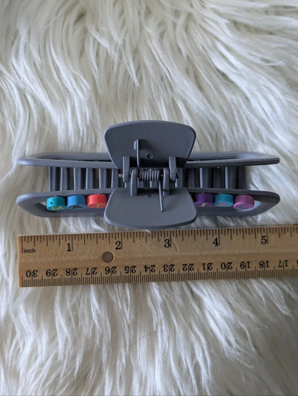 Math Girl Hair Clip Claw Style Handcrafted | NWT
